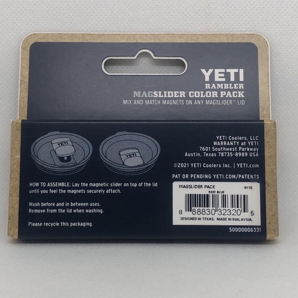 🩵 YETI RAMBLER MAGSLIDER Reef Blue Trio
COLOR PACK 🩵 Limited Edition 🆕 NWT - Picture 2 of 3